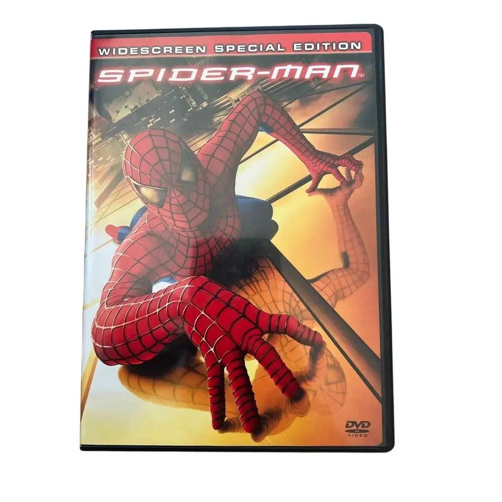 ⭐ 4/$20 Spiderman Widescreen Special Edition DVD 2002 2 Disc Set